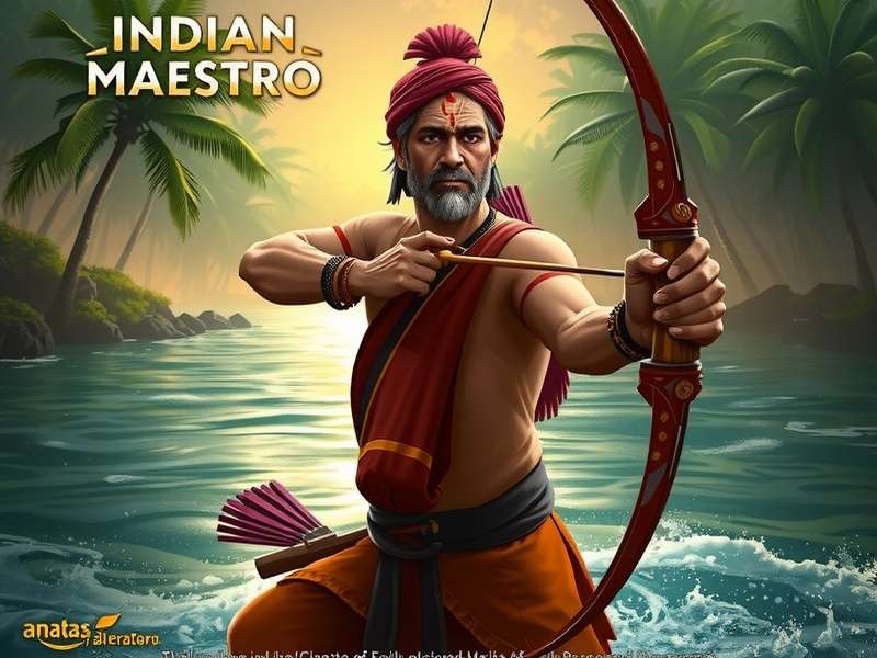 Indian Archery Maestro Gameplay Screenshot - Kerala Backwaters Level